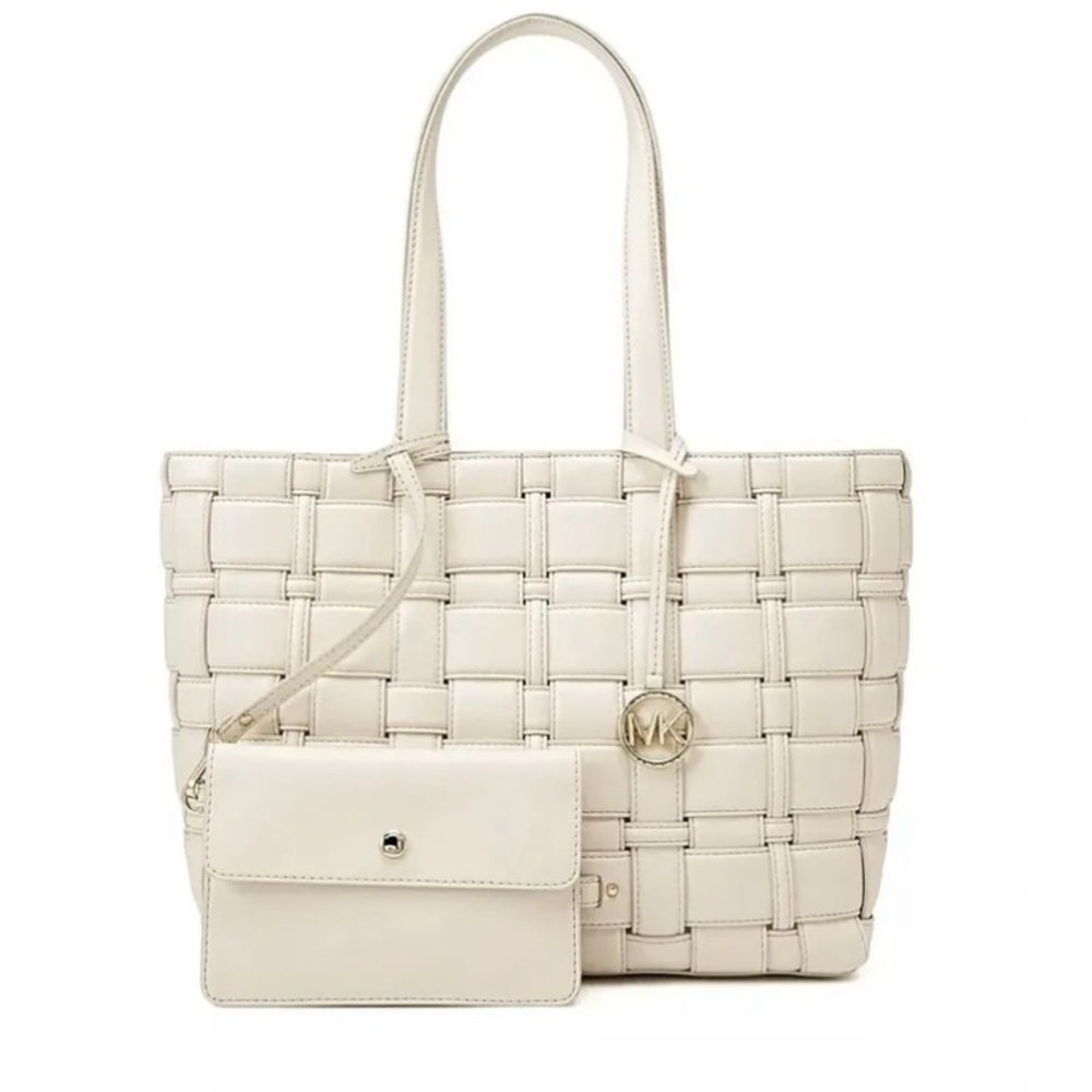 NWT Michael Kors ‘Ivy’ Handbag - Light Cream Tote Bag.